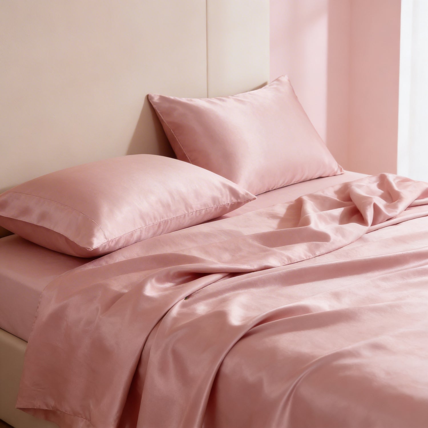 Set de soie draps plat